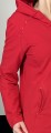 bluza kaptur i kieszenie - 378 - czerwona
