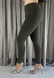 Legginsy  - khaki (zielone) - 402 