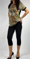 Legginsy 3/4 - rybaczki, CZARNE
