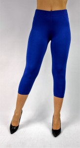 Legginsy 3/4 - monaco blue rybaczki - 414  