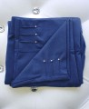 Spodnie bawełniane 3/4, dżety - niebieski jeans