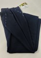 Spodnie bawełniane, dżety 4XL i 5XL - granatowe